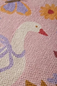 Garden Of Geese Icon Printed Rug