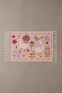 Garden Of Geese Icon Printed Rug
