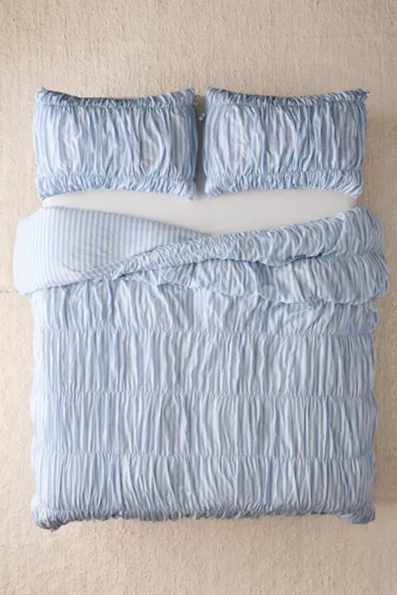 Printed Cinched Core Duvet Cover