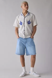 Raga Man Embroidered Short Sleeve Shirt