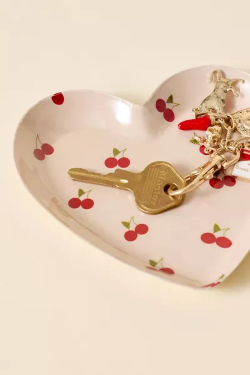 Heart Shape Metal Trinket Dish