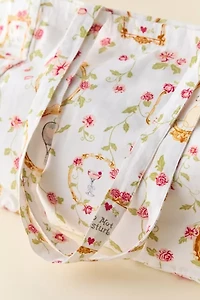 Mia Patterned Market Tote Bag