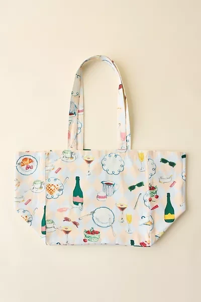 Mia Patterned Market Tote Bag