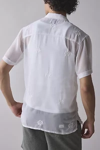 Raga Man Pranit Embroidered Short Sleeve Shirt