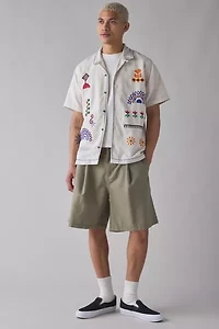Raga Man Ranibar Embroidered Short Sleeve Shirt