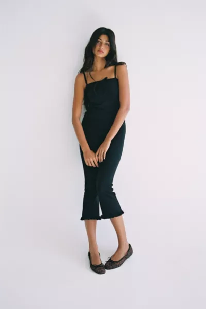 RAT BOI Ruffle Capri Pants