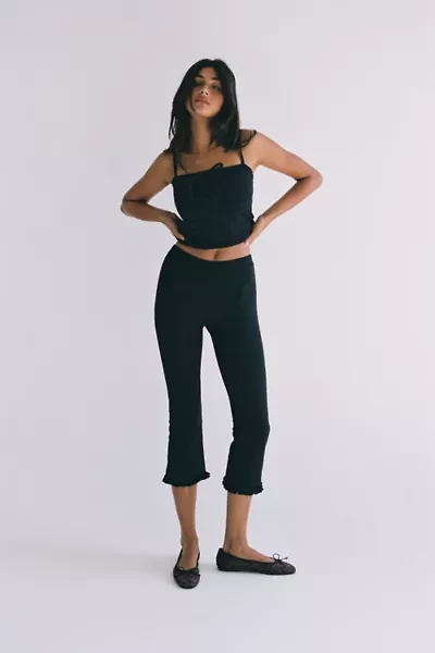 RAT BOI Ruffle Capri Pants