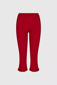 RAT BOI Ruffle Capri Pants