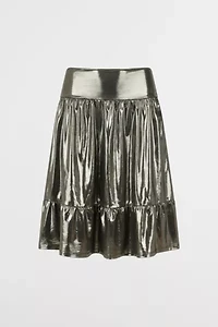 Gigi LA Taylor Metallic Midi Skirt