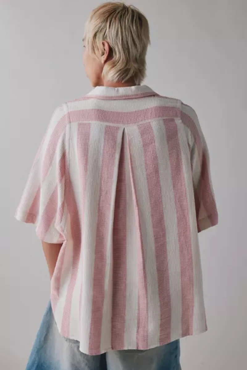 KARDO Yusuke Striped Woven Cotton Shirt