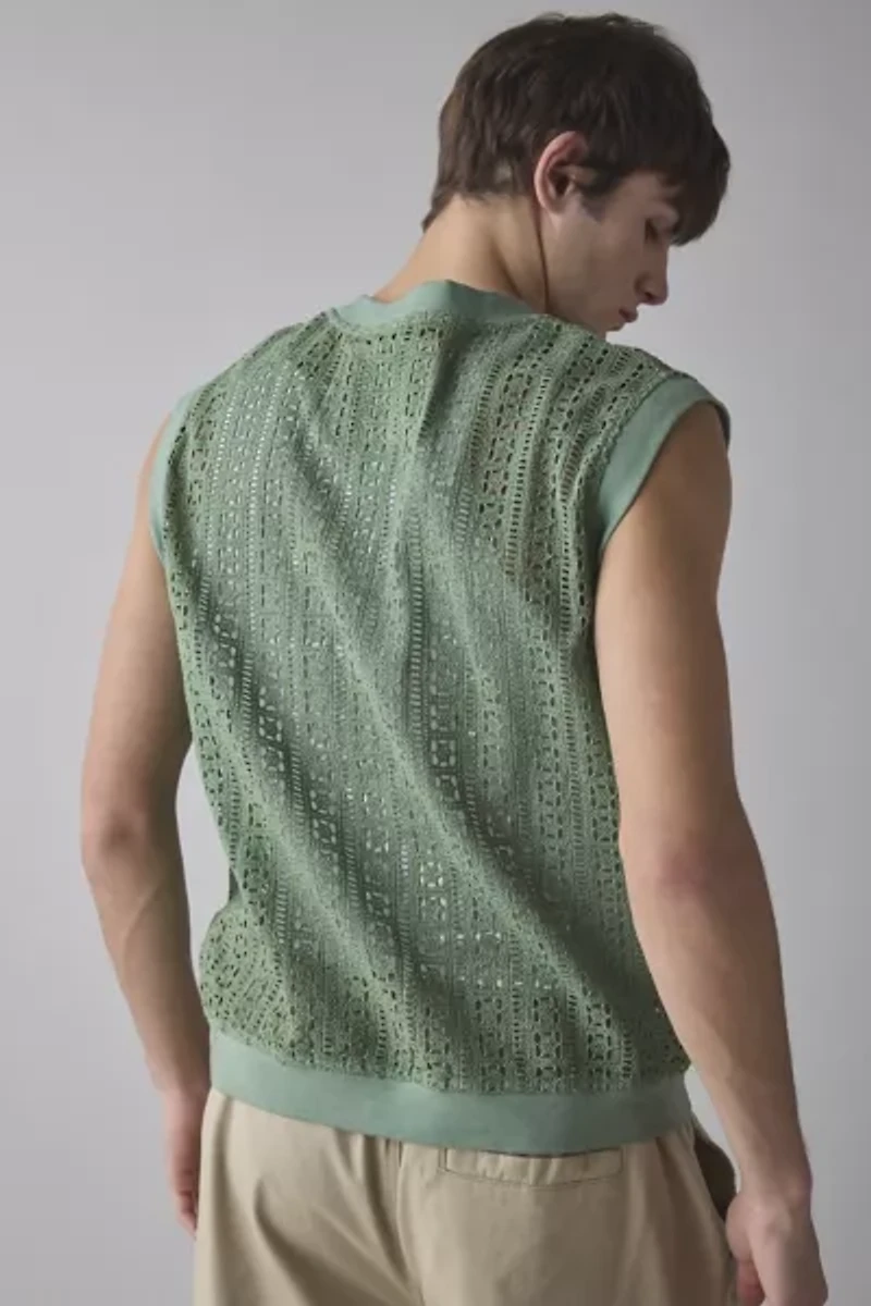 KARDO Noto Embroidered Cotton Tank Top