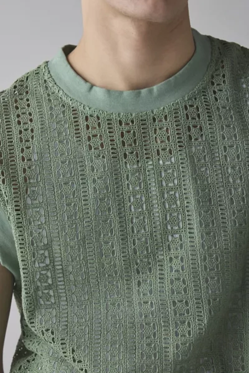 KARDO Noto Embroidered Cotton Tank Top