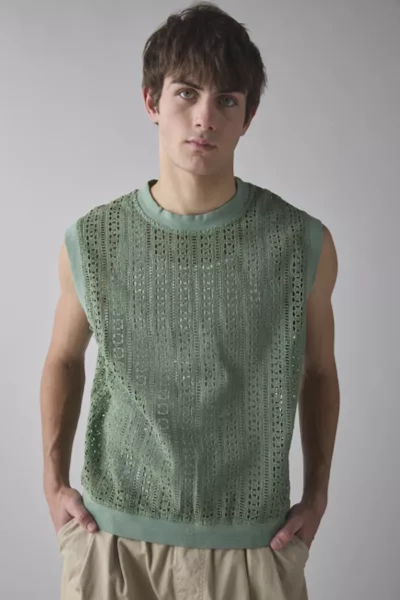 KARDO Noto Embroidered Cotton Tank Top