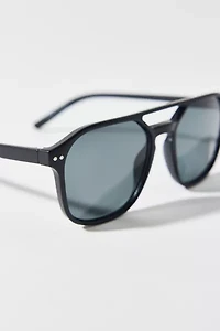 Lucas Round Aviator Sunglasses