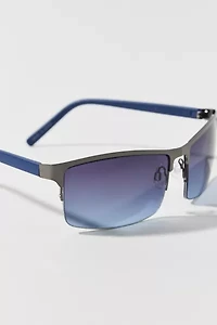 Rickey Metal Shield Sunglasses