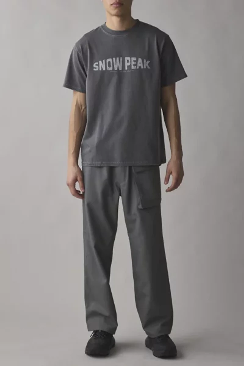 Snow Peak Recycled Cotton Logo Graphic Tee