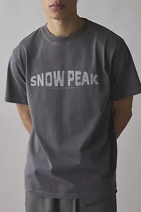 Snow Peak Recycled Cotton Logo Graphic Tee