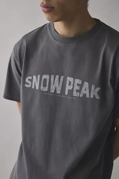 Snow Peak Recycled Cotton Logo Graphic Tee