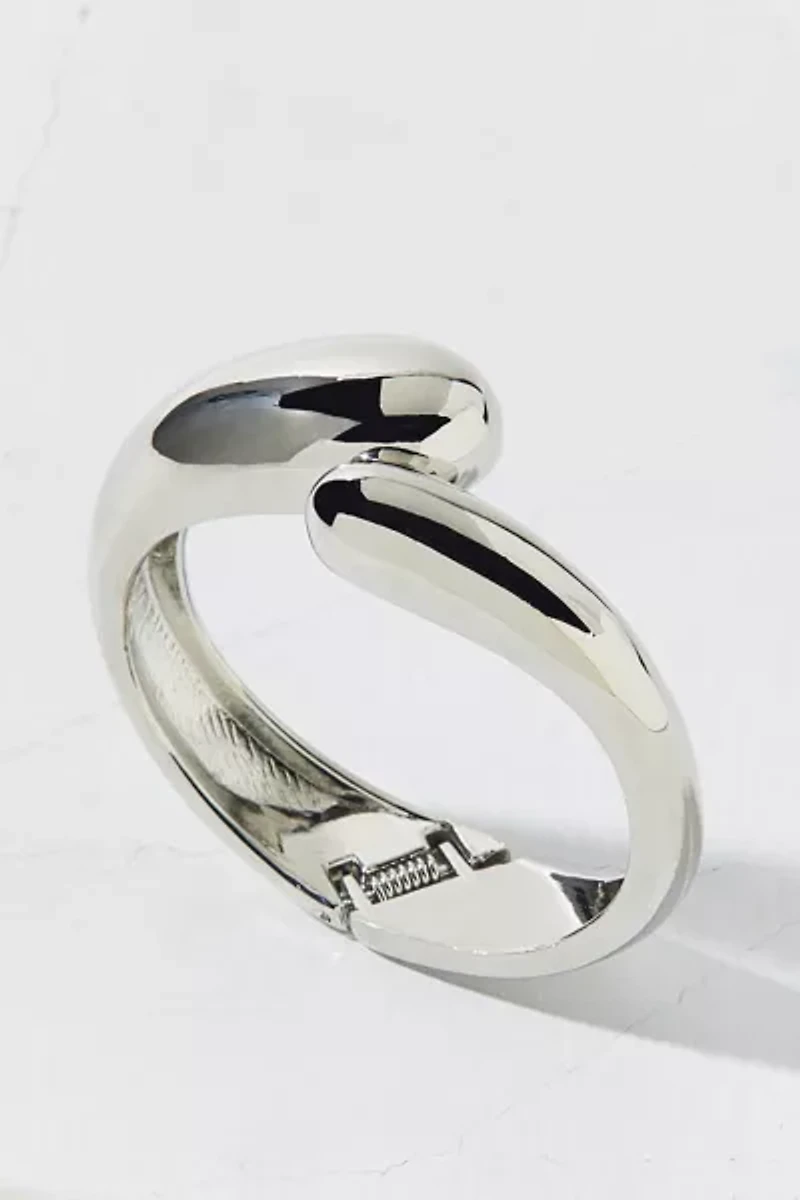 Double Dome Metal Cuff Bracelet