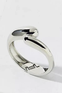 Double Dome Metal Cuff Bracelet