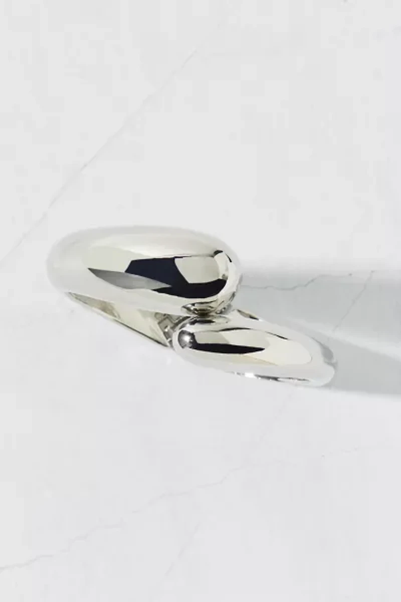 Double Dome Metal Cuff Bracelet