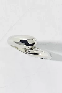 Double Dome Metal Cuff Bracelet