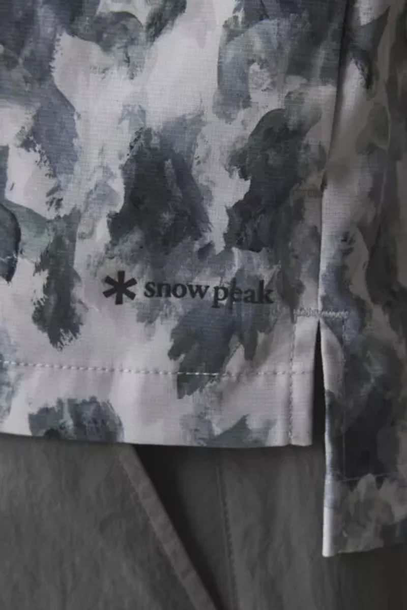 Snow Peak Printed Breathable Short Sleeve Shirt