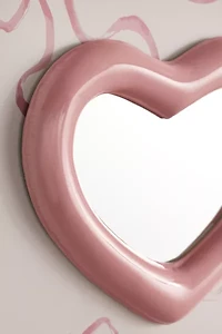 Inflated Heart Shaped Wall Mirror