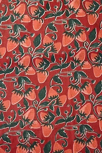 Strawberry Pattern Crochet Edge Tablecloth