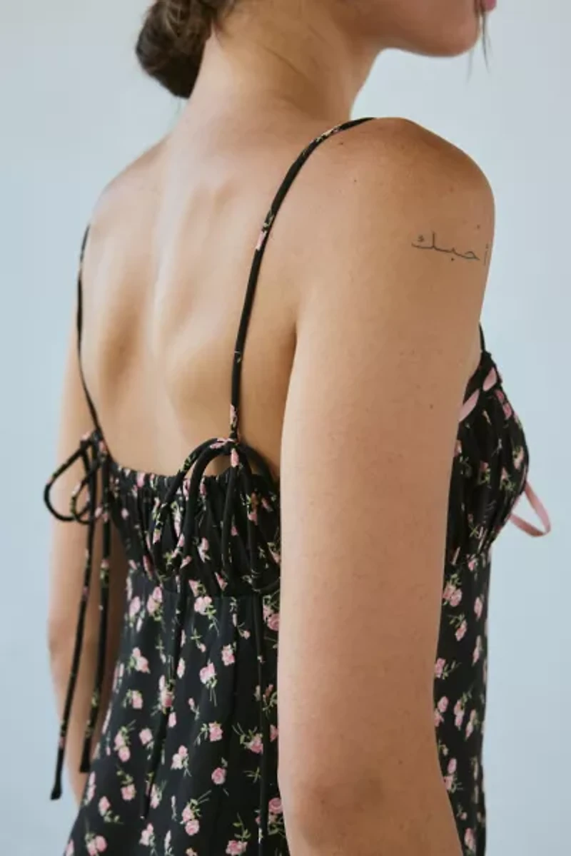 Kiss The Sky Stealing Beauty Floral Maxi Dress