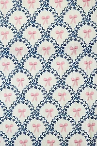 Bow Pattern Embellished Tablecloth