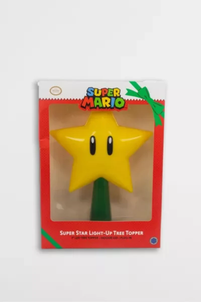 Super Mario Bros. 7" Light-Up Holiday Tree Topper