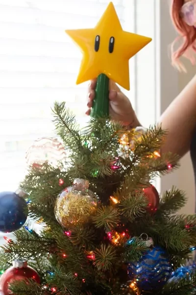 Super Mario Bros. 7" Light-Up Holiday Tree Topper