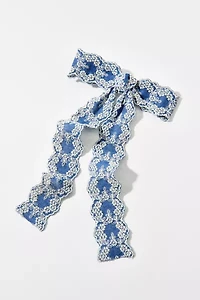 Flora Ribbon Hair Bow Clip