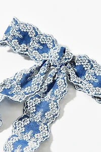 Flora Ribbon Hair Bow Clip