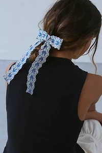 Flora Ribbon Hair Bow Clip