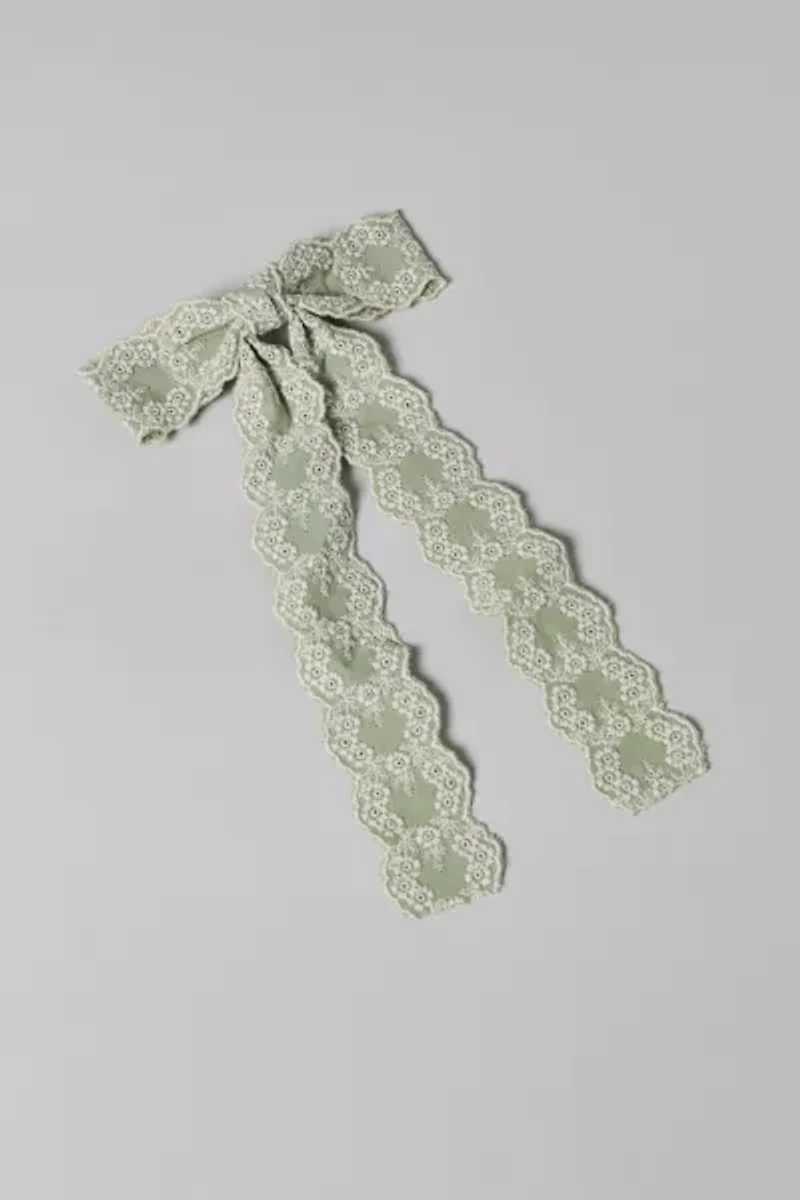 Flora Ribbon Hair Bow Clip