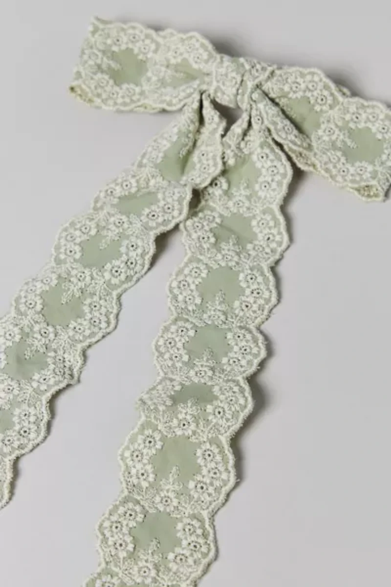 Flora Ribbon Hair Bow Clip