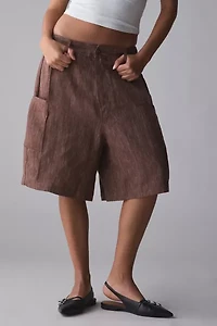 FRIED RICE Textured Linen Short