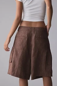 FRIED RICE Textured Linen Short