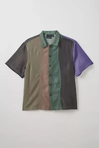FRIED RICE Paneled Short Sleeve Shirt