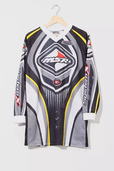 Vintage 1990s Distressed MSR System X Motocross Jersey