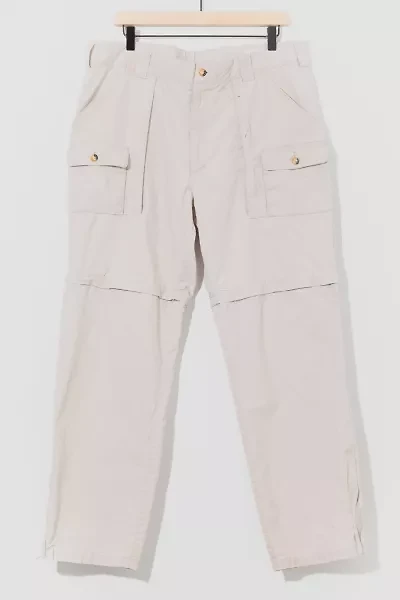 Vintage Y2K Orvis Lightweight Distressed Zip Off Travel Pants