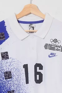 Vintage 1990s Nike Court Challenge Graphic Collared Shirt