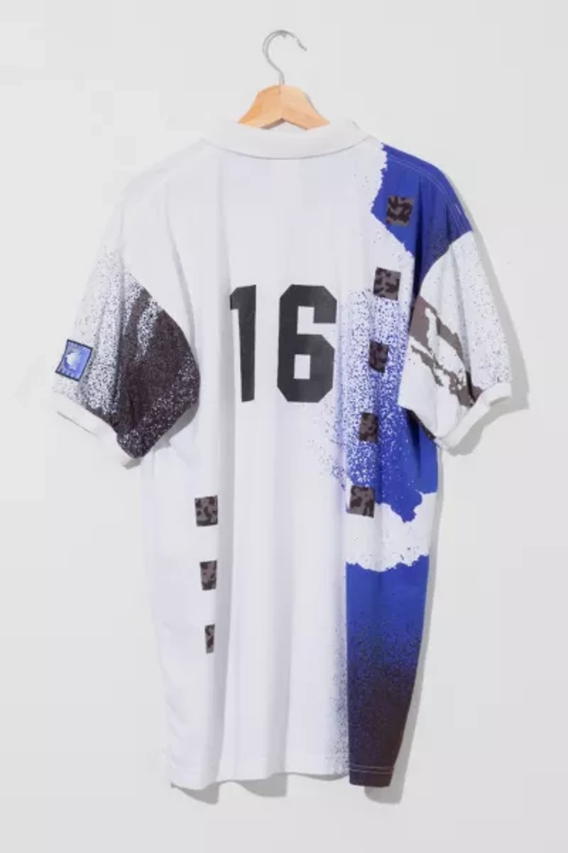 Vintage 1990s Nike Court Challenge Graphic Collared Shirt