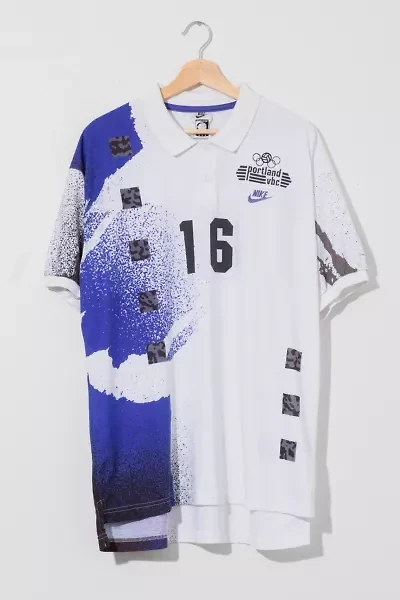 Vintage 1990s Nike Court Challenge Graphic Collared Shirt