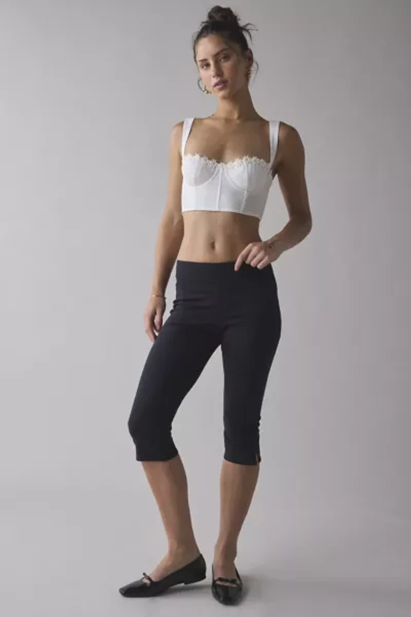 Out From Under Gillian Daisy Applique Corset Bra Top