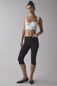 Out From Under Gillian Daisy Applique Corset Bra Top