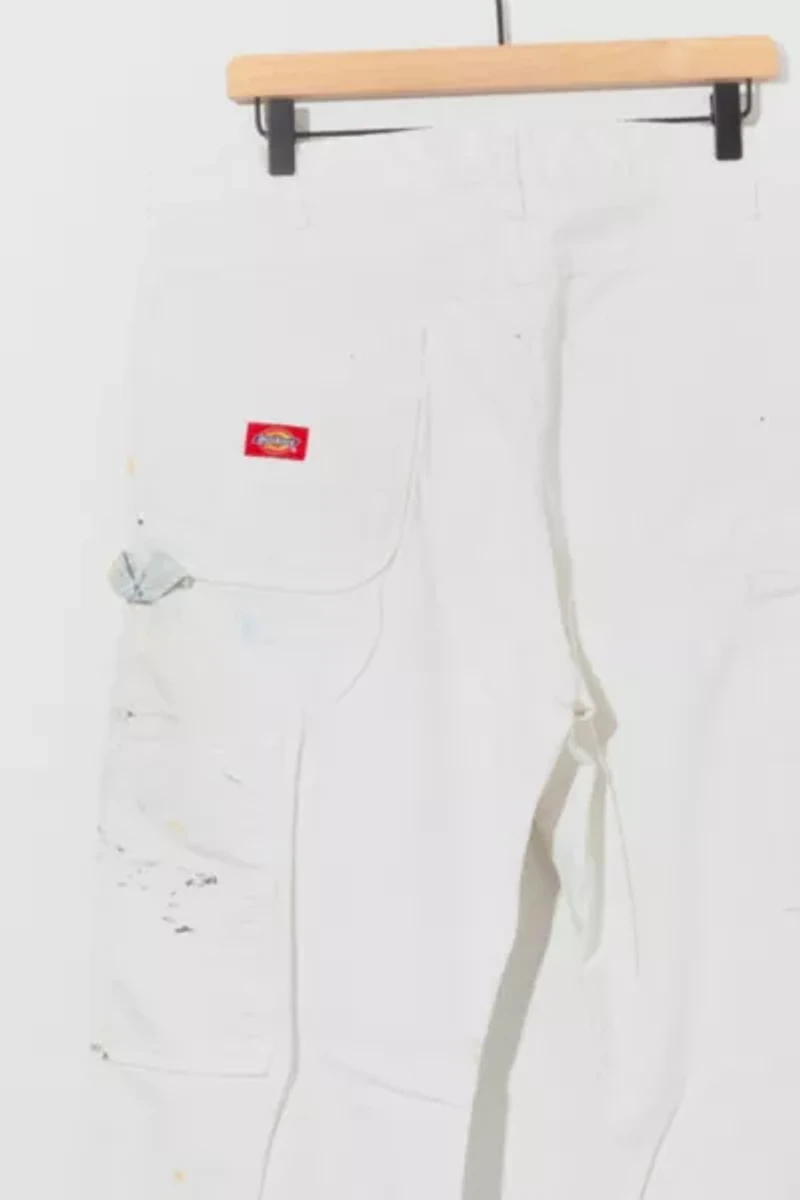 Vintage Y2K Dickies Distressed Paint Splatter Carpenter Pants