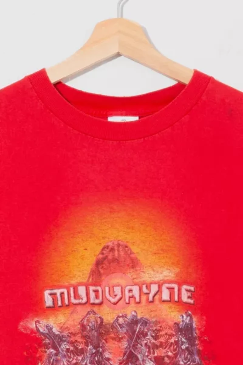 Vintage Y2K Distressed Mudvayne Graphic Band T-Shirt